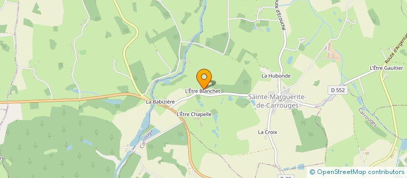 localisation de l'entreprise MADAME MELANIE BERAUDIAS à CARROUGES
