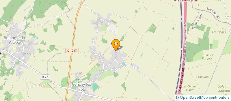 localisation de l'entreprise MADAME MELANIE BERDOU  CONCHY-LES-POTS