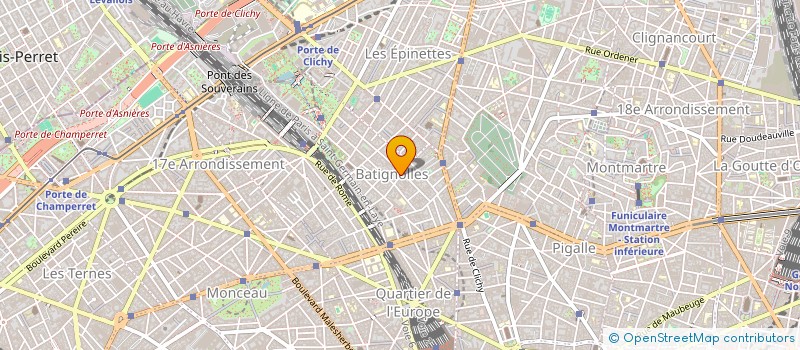 localisation de l'entreprise MADAME MELANIE BERNIER  PARIS