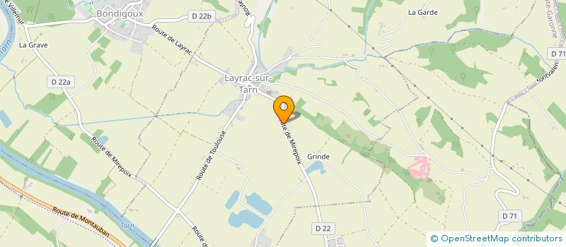 localisation de l'entreprise MADAME MELANIE BERROCAL  LAYRAC-SUR-TARN