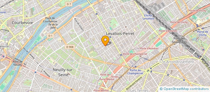 localisation de l'entreprise MADAME MELANIE BERTHOULOUX à LEVALLOIS-PERRET