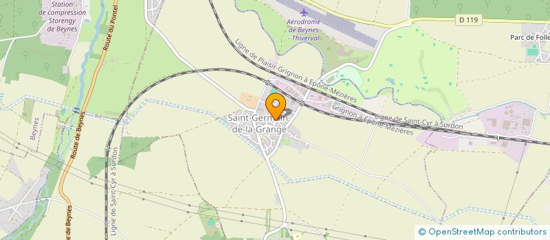 localisation de l'entreprise MADAME MELANIE BERTIN  SAINT-GERMAIN-DE-LA-GRANGE