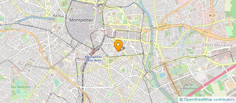 localisation de l'entreprise MADAME MELANIE BESCOND à MONTPELLIER