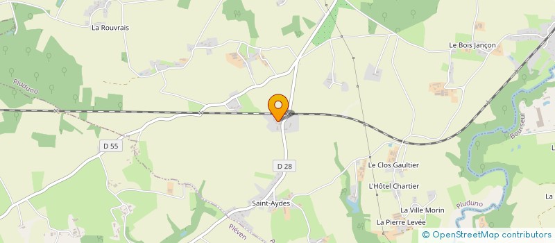 localisation de l'entreprise MADAME MELANIE BESNARD  PLUDUNO