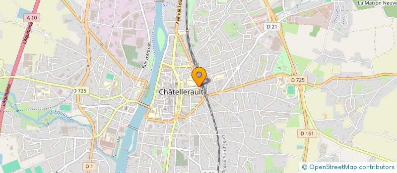 localisation de l'entreprise MADAME MELANIE BESNAULT  CHATELLERAULT