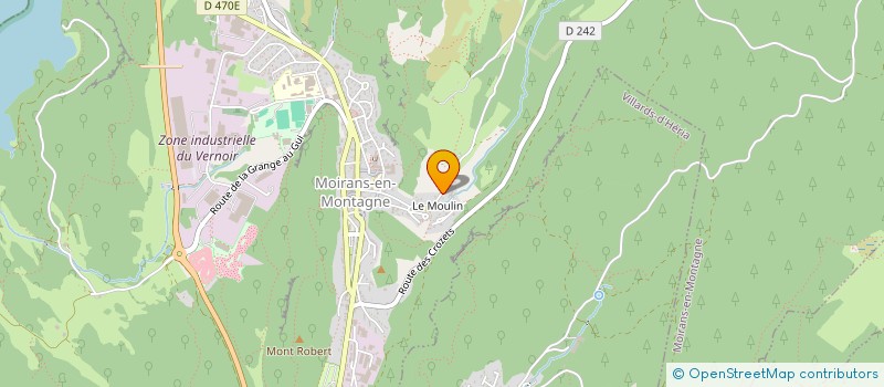 localisation de l'entreprise MADAME MELANIE BESSARD  MOIRANS-EN-MONTAGNE