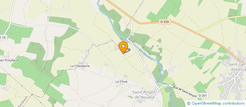 localisation de l'entreprise MADAME MELANIE BESSON à SAINT-AMANT-DE-NOUERE