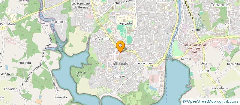 localisation de l'entreprise MADAME MELANIE BESSON à VANNES
