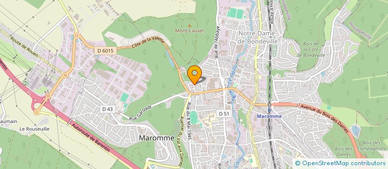 localisation de l'entreprise MADAME MELANIE BEURIOT  MAROMME