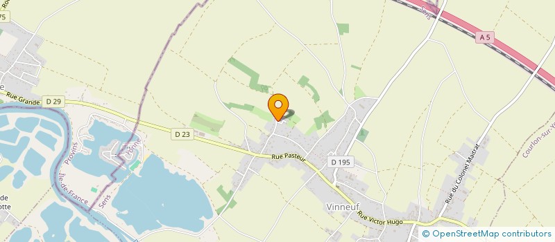 localisation de l'entreprise MADAME MELANIE BEVLOT  VINNEUF