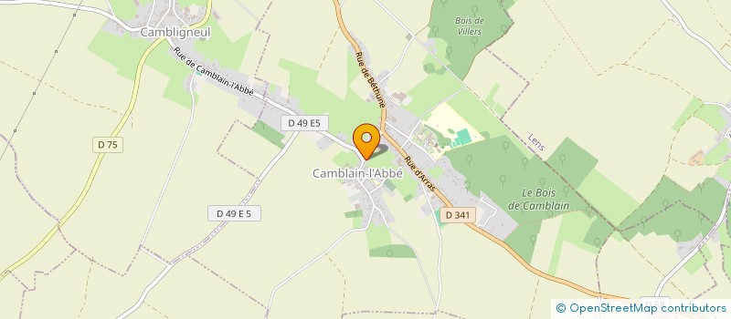 localisation de l'entreprise MADAME MELANIE BIENFAIT  HERMAVILLE