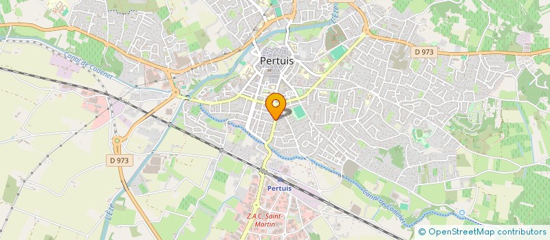 localisation de l'entreprise MADAME MELANIE BISSON à PERTUIS