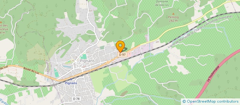 localisation de l'entreprise MADAME MELANIE BLANC  PIGNANS