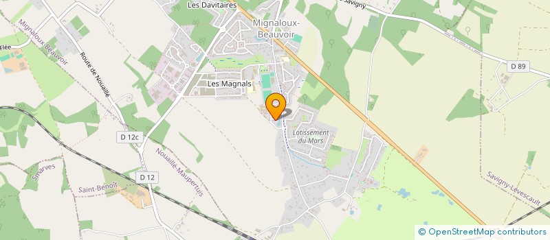 localisation de l'entreprise MADAME MELANIE BLONDIAUX  MIGNALOUX-BEAUVOIR