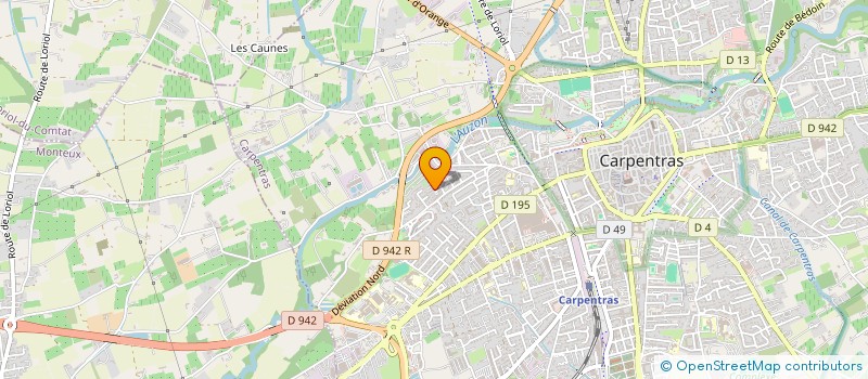 localisation de l'entreprise MADAME MELANIE BOCQUEL  CARPENTRAS