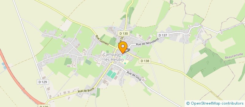 localisation de l'entreprise MADAME MELANIE BOEN à CAMPAGNE-LES-HESDIN