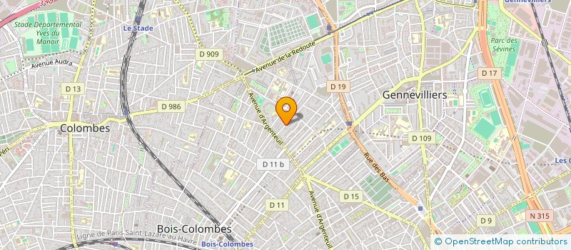 localisation de l'entreprise MADAME MELANIE BOGHANIM à ASNIERES-SUR-SEINE