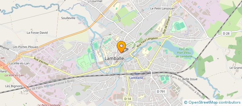 localisation de l'entreprise MADAME MELANIE BOISHARDY  LAMBALLE-ARMOR