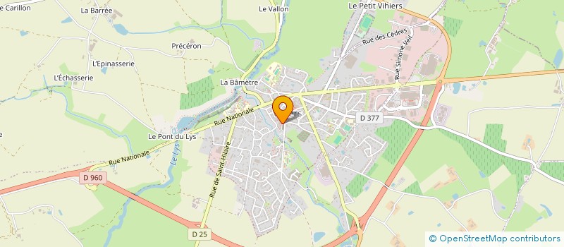 localisation de l'entreprise MADAME MELANIE BOMARD à LYS-HAUT-LAYON
