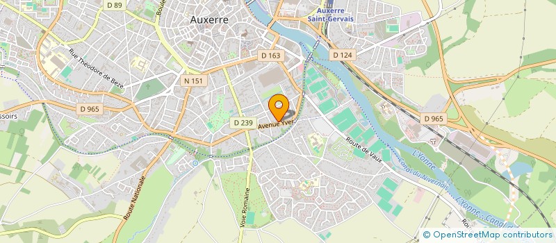 localisation de l'entreprise MADAME MELANIE BONIN à AUXERRE