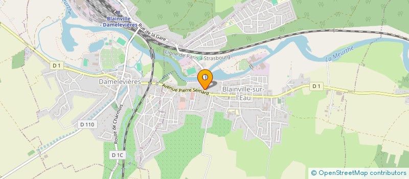 localisation de l'entreprise MADAME MELANIE BONIN  NANCY