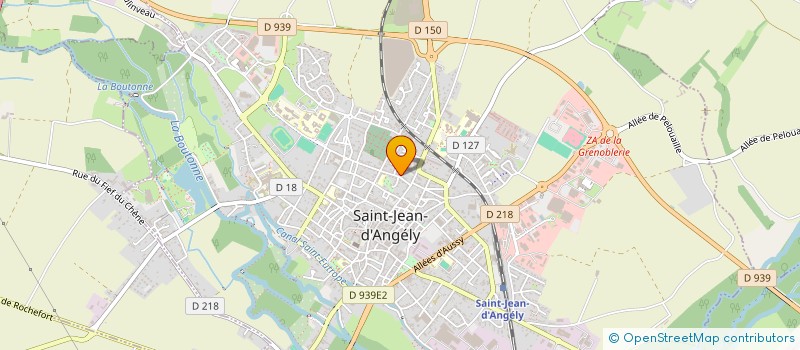 localisation de l'entreprise MADAME MELANIE BONTE  SAINT-JEAN-D'ANGELY