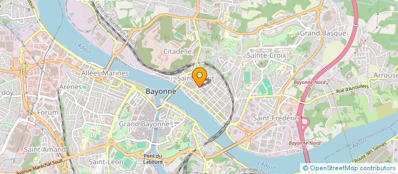 localisation de l'entreprise MADAME MELANIE BORDENAVE à BAYONNE