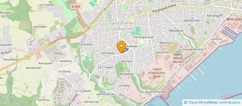 localisation de l'entreprise MADAME MELANIE BORGNE à BREST