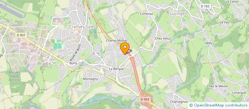localisation de l'entreprise MADAME MELANIE BOUDON à CRANVES-SALES