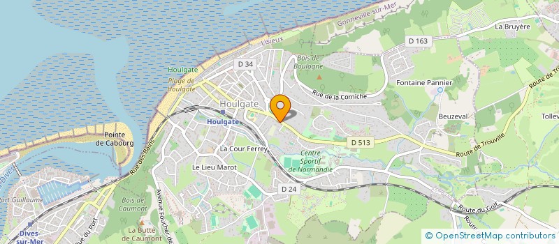 localisation de l'entreprise MADAME MELANIE BOUGAULT  HOULGATE