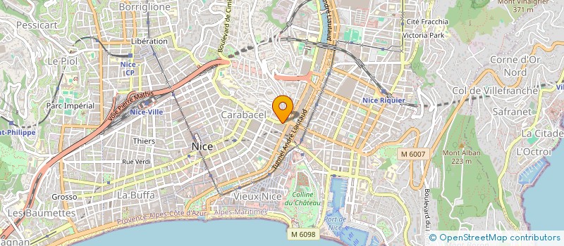 localisation de l'entreprise MADAME MELANIE BOUILLAUD à NICE