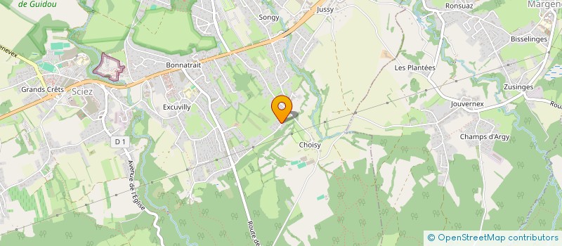 localisation de l'entreprise MADAME MELANIE BOULANGER  SCIEZ