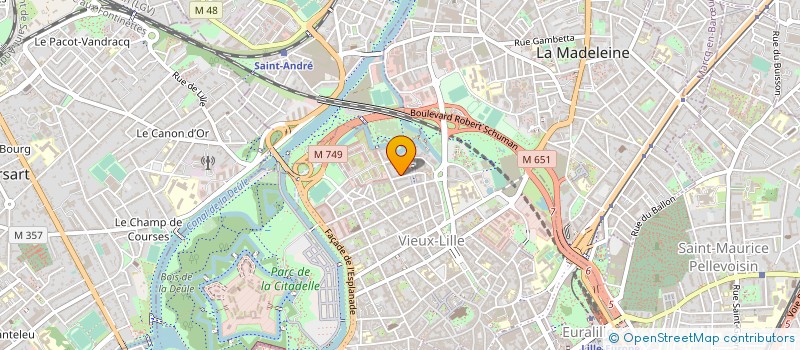 localisation de l'entreprise MADAME MELANIE BOULET à LILLE