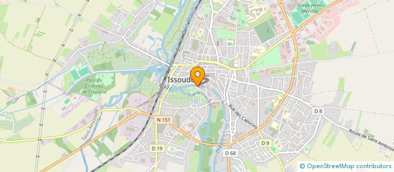 localisation de l'entreprise MADAME MELANIE BOULIER à ISSOUDUN