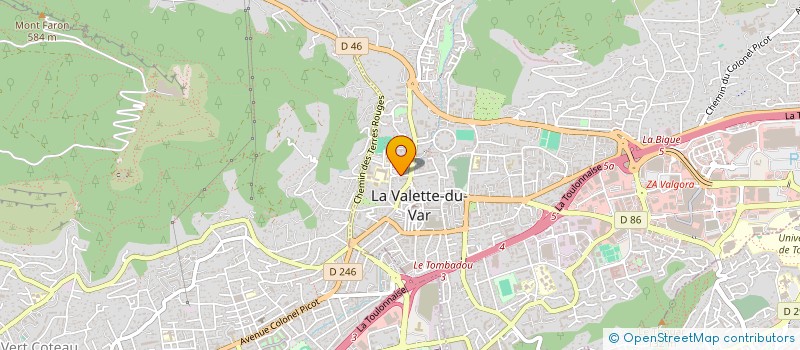 localisation de l'entreprise MADAME MELANIE BOULNEMOUR à LA VALETTE-DU-VAR