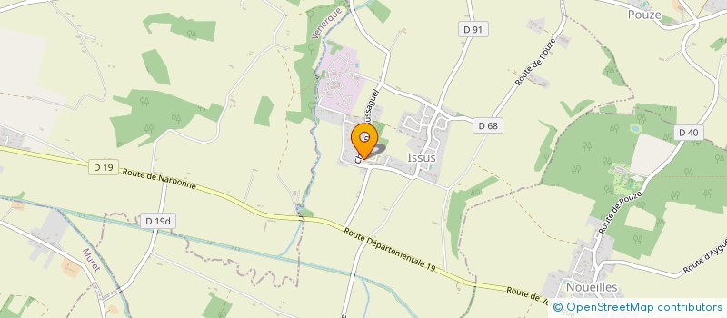 localisation de l'entreprise MADAME MELANIE BOURDONCLE  ISSUS