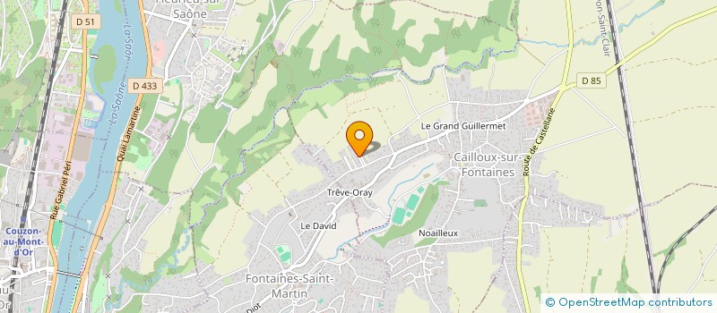 localisation de l'entreprise MADAME MELANIE BOUREE  CAILLOUX-SUR-FONTAINES