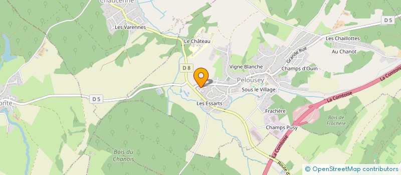localisation de l'entreprise MADAME MELANIE BOURGOIS à PELOUSEY