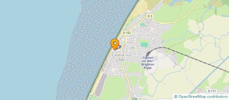 localisation de l'entreprise MADAME MELANIE BOURJOT à CAYEUX-SUR-MER