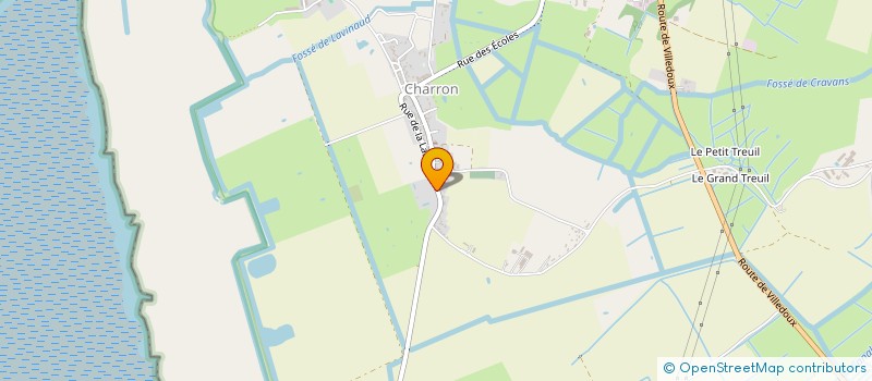 localisation de l'entreprise MADAME MELANIE BOURRASSE  CHARRON