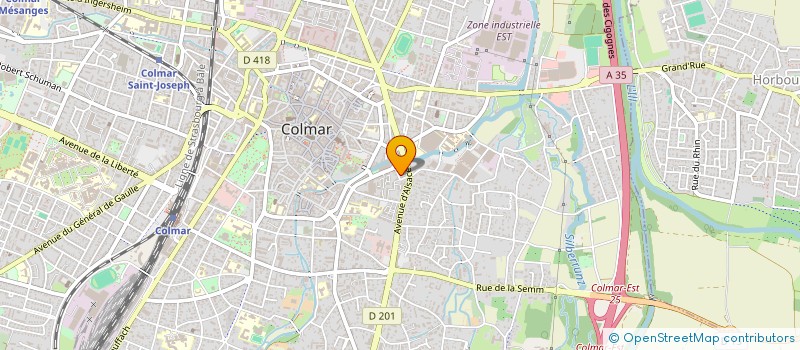 localisation de l'entreprise MADAME MELANIE BOUTAUD  COLMAR