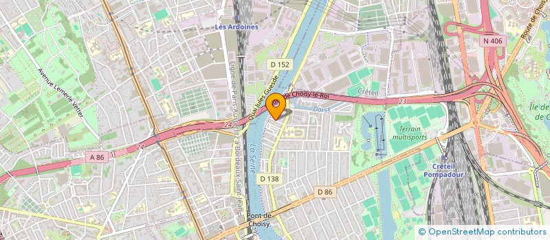 localisation de l'entreprise MADAME MELANIE BOUZOU à CHOISY-LE-ROI