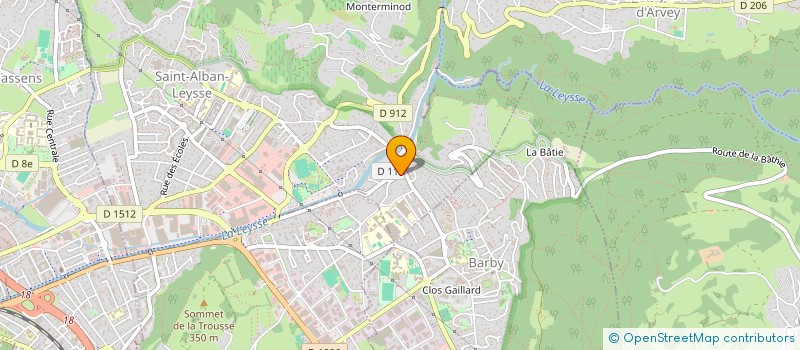 localisation de l'entreprise MADAME MELANIE BRANCHU  SAINT-ALBAN-LEYSSE