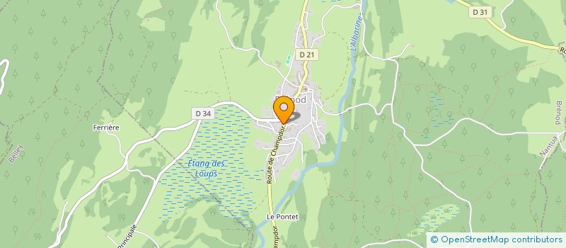 localisation de l'entreprise MADAME MELANIE BRANCO CABRAL FERREIRA  CHAMPDOR-CORCELLES