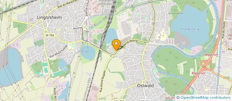 localisation de l'entreprise MADAME MELANIE BRASSEL  OSTWALD