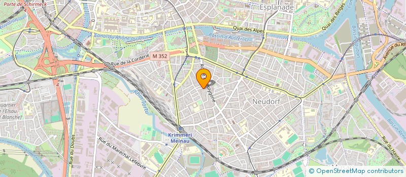 localisation de l'entreprise MADAME MELANIE BREBION à STRASBOURG