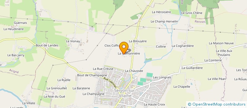 localisation de l'entreprise MADAME MELANIE BREMONT  SERVON-SUR-VILAINE