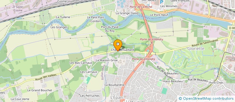 localisation de l'entreprise MADAME MELANIE BRESSON à JOUE-LES-TOURS