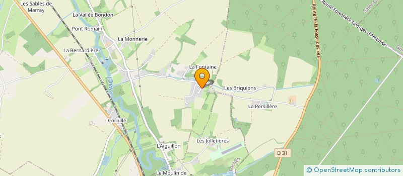 localisation de l'entreprise MADAME MELANIE BRETON  CHAMBOURG-SUR-INDRE