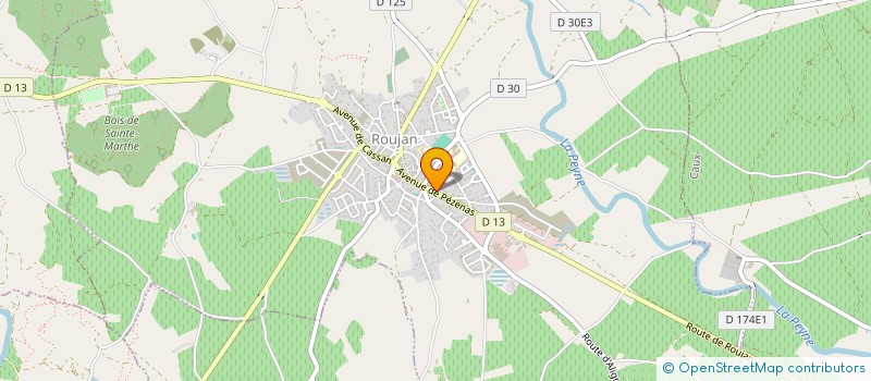 localisation de l'entreprise MADAME MELANIE BRILLET  ROUJAN